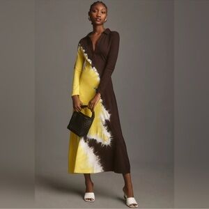 Anthropologie Bloni Tie-Dye Tech Dress